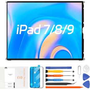 Screen Replacement for iPad 9 (9th Generation) A2602 A2603 A2604 A2605,for iPad 10.2 2021/2020/ 2019 LCD,for iPad 7/8 10.2" LCD Display Touch Digitizer Assembly