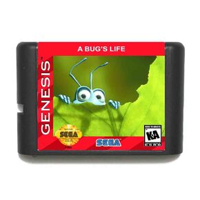 Royal Retro A Bug's Life 16 Bit MD Game Card for Sega Mega Drive for Genesis- (NTSC-J)