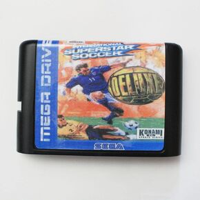 Royal Retro International Superstar Soccer Deluxe 16 Bit MD Game Card for Sega Mega Drive for Genesis- (pal-e)