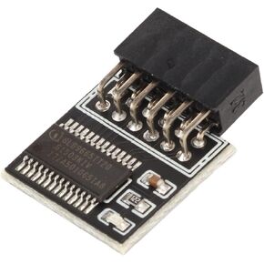 TPM 2.0 Module for Motherboard PC, LPC Interface 12Pin Stable High Safety, Material, for Gigabyte Motherboard Compatible with BitLocker