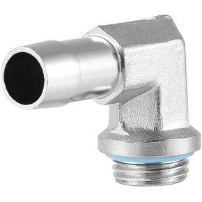 2pcs G1/4 90 درجة محول تركيبات ، تجهيزات تبريد المياه بالكمبيوتر الذكور إلى الذكور G1/4 Fitting 90 درجة الزاوية أنبوب تركيب (11 ملم)