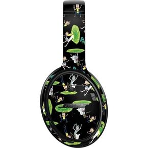 Skinit Decal Audio Skin Compatible with Bose QuietComfort 35 II Headphones - Officially Licensed Warner Bros Rick and Morty Portal Pattern Design