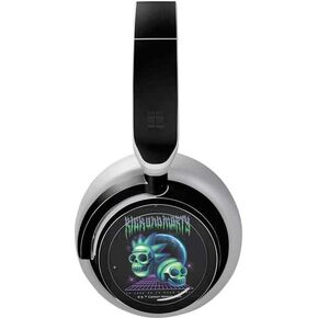 Skinit Decal Audio Skin Compatible with Surface Headphones - Officially Licensed Warner Bros Rick and Morty Neon Skulls Design