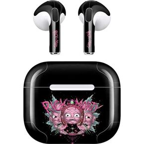 Skinit Decal Audio Skin Compatible with Apple AirPods (3rd Gen, 2021) - Officially Licensed Warner Bros Split Head Rick Design