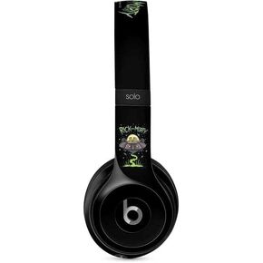Skinit Decal Audio Skin Compatible with Beats Solo 2 Wired - Officially Licensed Warner Bros Rick and Morty Spaceship Design