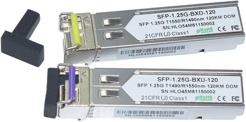 1000Base-BX WDM MINI GBIC Transceiver 1.25g 1490nm/1550nm 120km SFP LC (1Pair) in Saudi Arabia