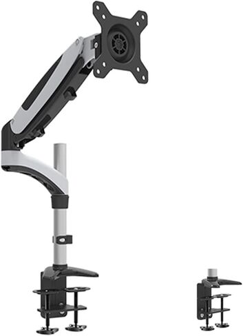 Aluminum Alloy Gas Spring Full Motion Desktop 15-27" LCD LED Monitor Holder Arm All-in-one PC Mount Bracket Loading 9-20kgs(GST112G) in Saudi Arabia