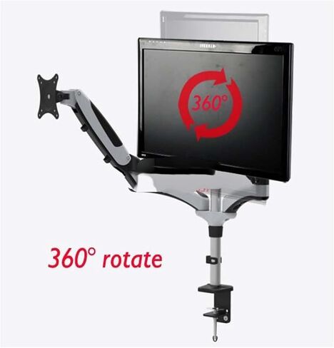 DL-FE124 10 "-27" 0-8 كجم كامل غاز الهواء غاز غاز الينابيع شاشات التلفزيون MOUNT مزدوجة شاشة قابلة للتمديد ذراع القابلة in Saudi Arabia