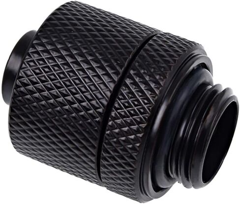 Alphacool Eiszapfen G1/4 "إلى معرف 10 مم ، وتركيب ضغط OD 13 ملم ومجموعة مناسبة 40 درجة ، أسود عميق ، 2 عبوة in Kuwait
