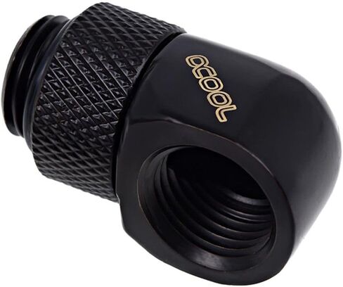 Alphacool Eiszapfen G1/4 "إلى معرف 10 مم ، وتركيب ضغط OD 13 ملم ومجموعة مناسبة 40 درجة ، أسود عميق ، 2 عبوة in Kuwait