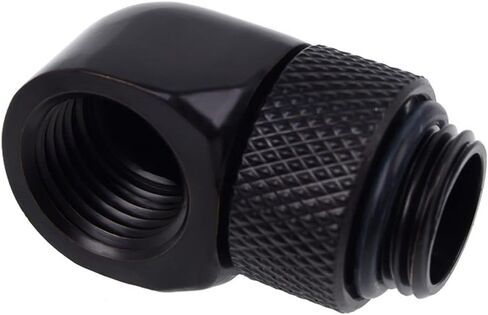 Alphacool Eiszapfen G1/4 "إلى معرف 10 مم ، وتركيب ضغط OD 13 ملم ومجموعة مناسبة 40 درجة ، أسود عميق ، 2 عبوة in Kuwait