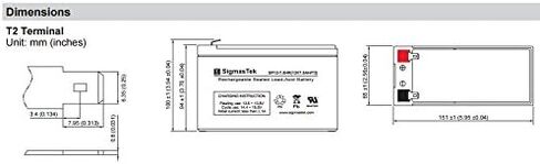 SIGMASTEK SP12-7.5HR-12V 7.5AH F2 SLA بطارية-استبدال: UB1270-F2 ، UB1280-F2 (D5779) ، APC CURK2 ، SC420 ، SUVS420 ، SU420NET ، SU360SX ، CP36U52 ، CP24U12D ، CPSL ، CPSL ، CPSL ، CPSL ، CPSL ، CPSL ، CPSL ، in Saudi Arabia