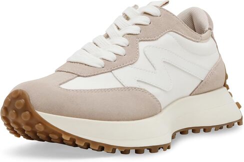 حذاء رياضي نسائي من Steve Madden، أسود/أبيض، 5 in Saudi Arabia