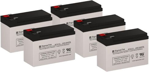 SIGMASTEK SP12-7.5HR-12V 7.5AH F2 SLA بطارية-استبدال: UB1270-F2 ، UB1280-F2 (D5779) ، APC CURK2 ، SC420 ، SUVS420 ، SU420NET ، SU360SX ، CP36U52 ، CP24U12D ، CPSL ، CPSL ، CPSL ، CPSL ، CPSL ، CPSL ، CPSL ، in Saudi Arabia