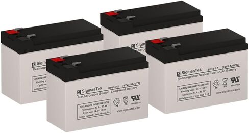 SIGMASTEK SP12-7.5HR-12V 7.5AH F2 SLA بطارية-استبدال: UB1270-F2 ، UB1280-F2 (D5779) ، APC CURK2 ، SC420 ، SUVS420 ، SU420NET ، SU360SX ، CP36U52 ، CP24U12D ، CPSL ، CPSL ، CPSL ، CPSL ، CPSL ، CPSL ، CPSL ، in Saudi Arabia