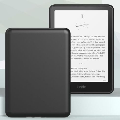 ‌WOGROO for Kindle Paperwhite 2024 Case 7" (12th Generation) - Slim & Soft Lightweight Protective Cover with Anti-Scratch Finish for Amazon Kindle e-Reader Tablet - Black in Saudi Arabia