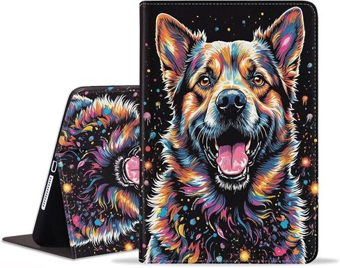 حالة لـ iPad (A16) الجيل الحادي عشر 11 بوصة 2025 ، جيل iPad العاشر 10.9 بوصة 2022 ، غطاء الورقة الممتازة PU مع النوم التلقائي/الاستيقاظ ، الزهور الأرجواني والفراشة in Kuwait