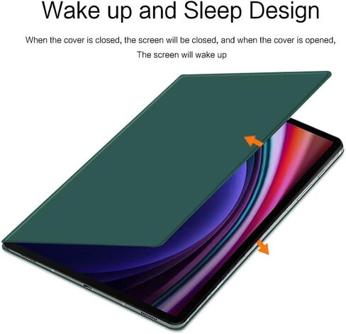 Magnetic Case for Galaxy Tab S10 FE/Galaxy Tab S9 FE 5G 10.9 Inch/Tab S9 11 Inch 2023 with S Pen Holder, Ultra-Slim Lightweight Slim Magnetic Stand Case with Auto Sleep/Wake Cover, Black in Kuwait