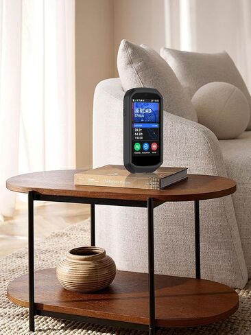 Case for Garmin Edge 1050 GPS Bike Computer ، مادة Sillence ، امتصاص الصدمات وحماية مكافحة الإسقاط الناعمة ، الأحمر. in Kuwait