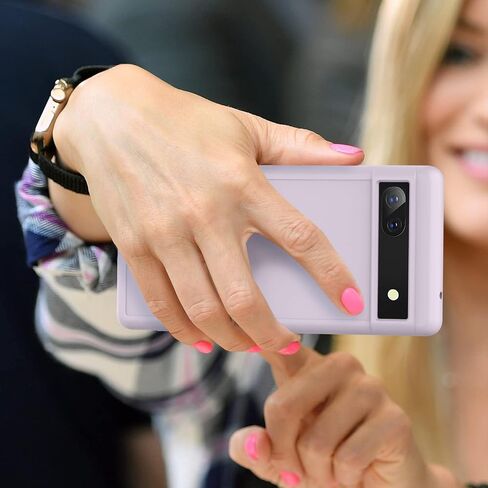 علبة Vanjua لـ Google Pixel 6A (فقط) ، غطاء الهاتف الأنيق السيليكون النحيف الكامل للجسم المتوافق مع Google Pixel 6A Case Black in Kuwait