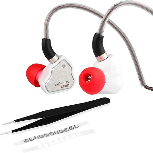 Linsoul 7HZ Salnotes Zero Hifi 10mm Dynamic Driver In-Ear-Earphone IEM & 7HZ X Crinacle Dioko Replace Filter Kit Tweezer in Kuwait