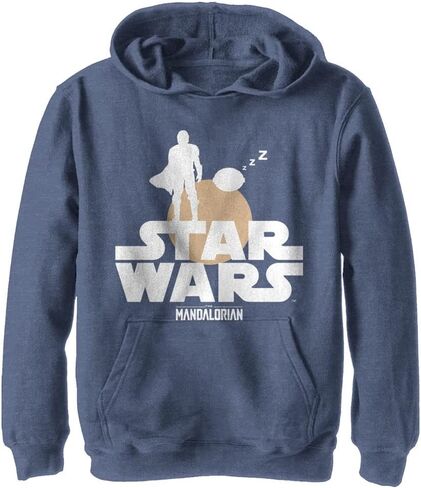 Star Wars Boy's Sunset Duo Hoodie, Black, Large in Saudi Arabia