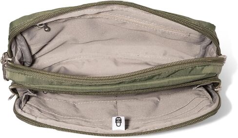 Baggallini Securtex® Anti-theft Belt Bag - Fanny Pack for Women RFID Wallet Locking Zipper - Travel Bag Crossbody Purse in Saudi Arabia