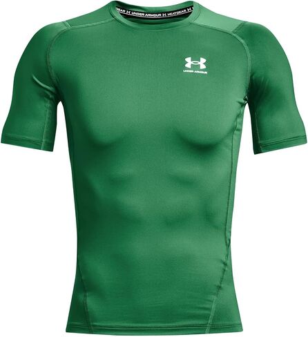 Under Armour Men's Armour HeatGear Compression Short-Sleeve T-Shirt, (390) Marine OD Green / / White, XX-Large in Saudi Arabia