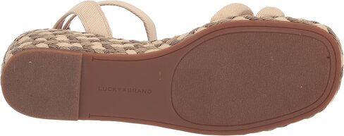 Lucky Brand Women's Naylicia Braided Wedge Sandal, Medium, 6 in Saudi Arabia