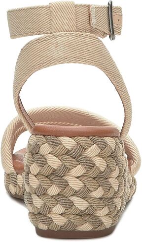 Lucky Brand Women's Naylicia Braided Wedge Sandal, Medium, 6 in Saudi Arabia