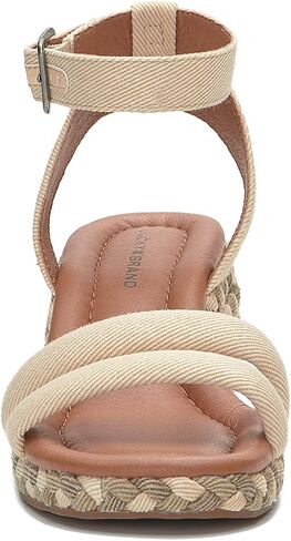 Lucky Brand Women's Naylicia Braided Wedge Sandal, Medium, 6 in Saudi Arabia