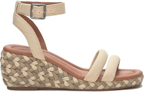 Lucky Brand Women's Naylicia Braided Wedge Sandal, Medium, 6 in Saudi Arabia