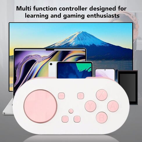 Tangxi Wire less Bluetooth Controller for Anki App, Bluetooth Gamepad Controller with RGB Lighting Modes, Pocket Sized Mini Controller for Switch, Wins, Android, OS X, iOS (Pink) in Saudi Arabia