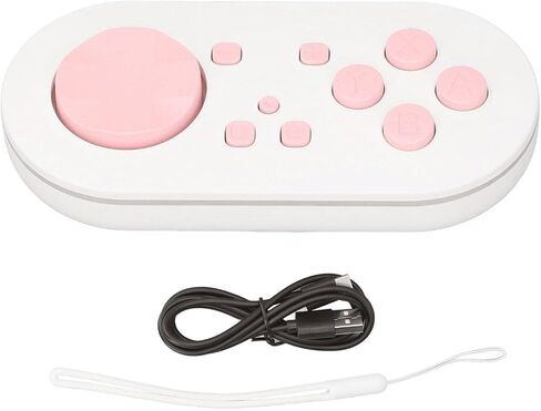 Tangxi Wire less Bluetooth Controller for Anki App, Bluetooth Gamepad Controller with RGB Lighting Modes, Pocket Sized Mini Controller for Switch, Wins, Android, OS X, iOS (Pink) in Saudi Arabia