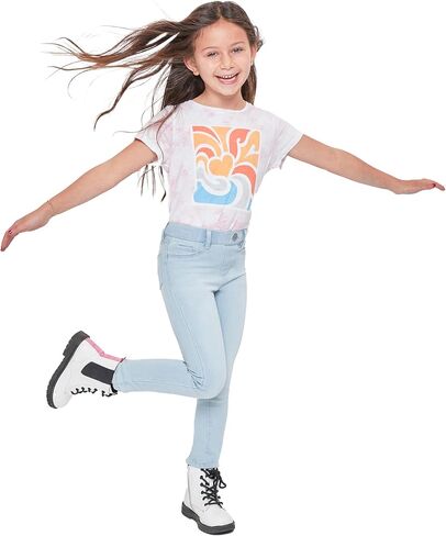 YMI Toddler Girl Adjustable Waist Pull-On Skinny Jeans Sizes 4T, 5T, 6T, 6X, Denim Pants for Toddlers, Girls in Saudi Arabia