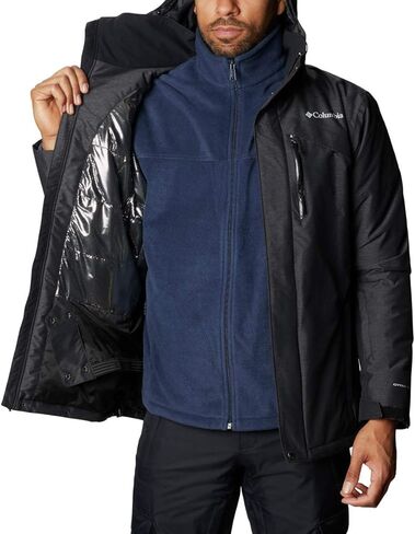 Columbia Men's Last Tracks Jacket, Black, XLT in Saudi Arabia