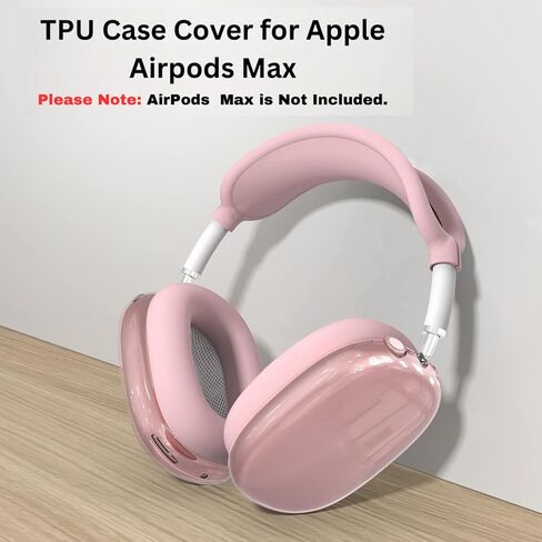 AirPods Max Case for AirPods Max Headones ، غطاء غطاء الأذن/الأذن الناعم الصافي لـ Airpod Max (2024/2020) ، ملحقات شفافة لـ Apple Airdods Max ، USB-C (أرجواني) in Kuwait
