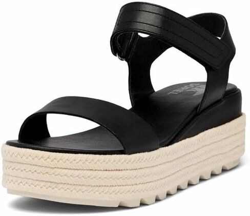 Sorel Cameron™ Flatform Sandal Black/Bolt 5.5 B (M) in Saudi Arabia