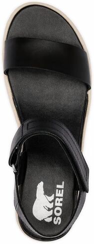 Sorel Cameron™ Flatform Sandal Black/Bolt 5.5 B (M) in Saudi Arabia