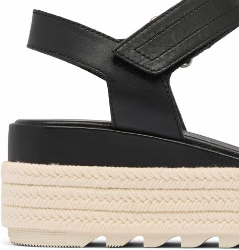 Sorel Cameron™ Flatform Sandal Black/Bolt 5.5 B (M) in Saudi Arabia