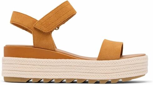 Sorel Cameron™ Flatform Sandal Black/Bolt 5.5 B (M) in Saudi Arabia