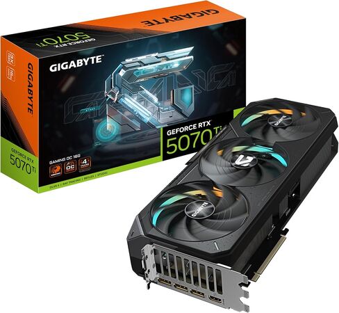 GIGABYTE GV-N507TGAMING OC-16GD GRAPHIC مع RTX5070TI 16GB in Kuwait