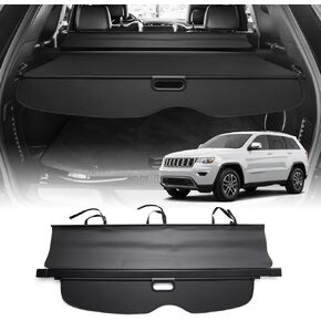 Powerty متوافق مع غطاء الحمولة Hyundai Santa Fe 2024 ملحقات درع أمان صندوق السيارة باللون الأسود (يمكنه تحمل الحمل)