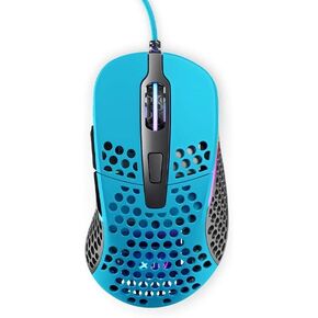 XTRFY M4 RGB, Gaming Mouse, Miami Blue