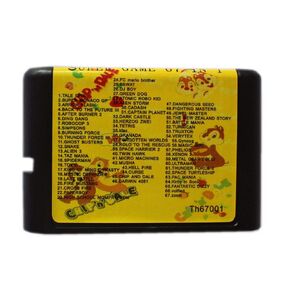 Royal Retro Super Game 67 In 1 16 bit MD Game Card For Sega Mega Drive For Genesis-(US Shell)