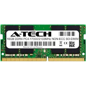A-Tech 16GB Module for Lenovo IdeaPad 130-15AST Compatible DDR4 2133MHz PC4-17000 Non-ECC SODIMM 1.2V - Single Laptop & Notebook Memory RAM Stick (ATMS397709A33989X1)