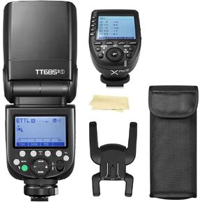 Godox TT685II-S Flash with Godox XPRO-S Wireless Flash Trigger Hot Shoe TTL GN60 2.4G Wireless HSS 1/8000s Speedlite Compatible with for Sony Camera A58 A7RII A7II A99 A9 A7R A6300