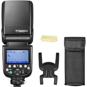 Godox TT685II-S (ترقية) TTL/HSS 1/8000S Speedlight Flash لكاميرات Sony-2.4G Wireless X System ، GN60 ، قفل الإصدار السريع ، تحويل TCM ، متوافق مع A58 A7RII A7II A99 A7R A6300