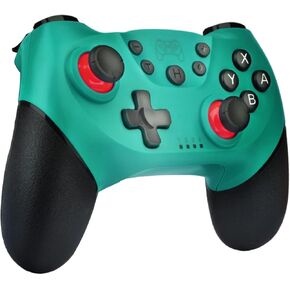 Wireless Pro Controller Compatible with Switch, Switch Lite, Switch OLED (green)