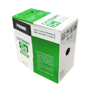 (Single Pack 1000ft Cat.5e UTP 24AWG Solid CMR Bulk Cable Orange, UL Listed - 1000 Feet